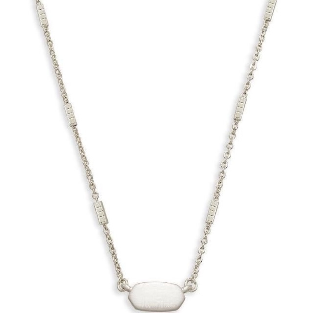 Kendra Scott Fern Pendant Necklace in Silver
